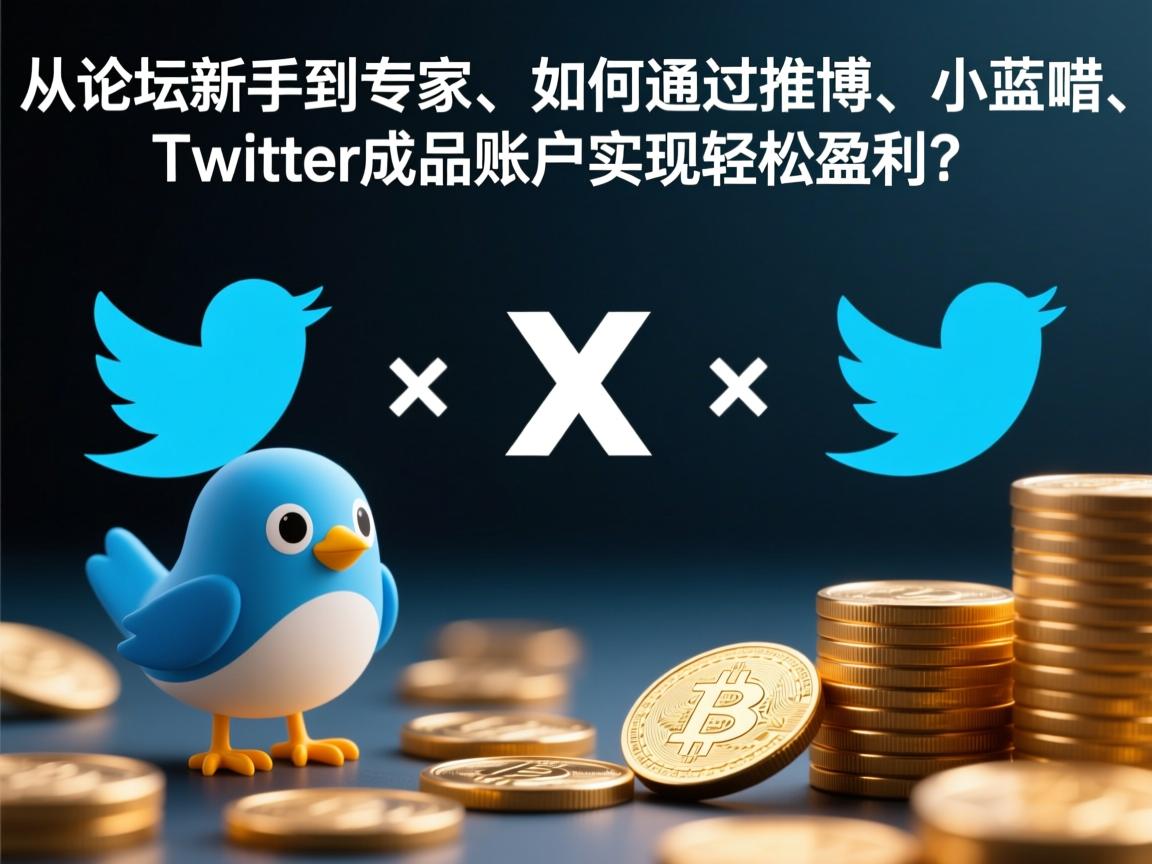 从论坛新手到专家，如何通过推特、小蓝鸟、X、 Twitter成品账户实现轻松盈利？