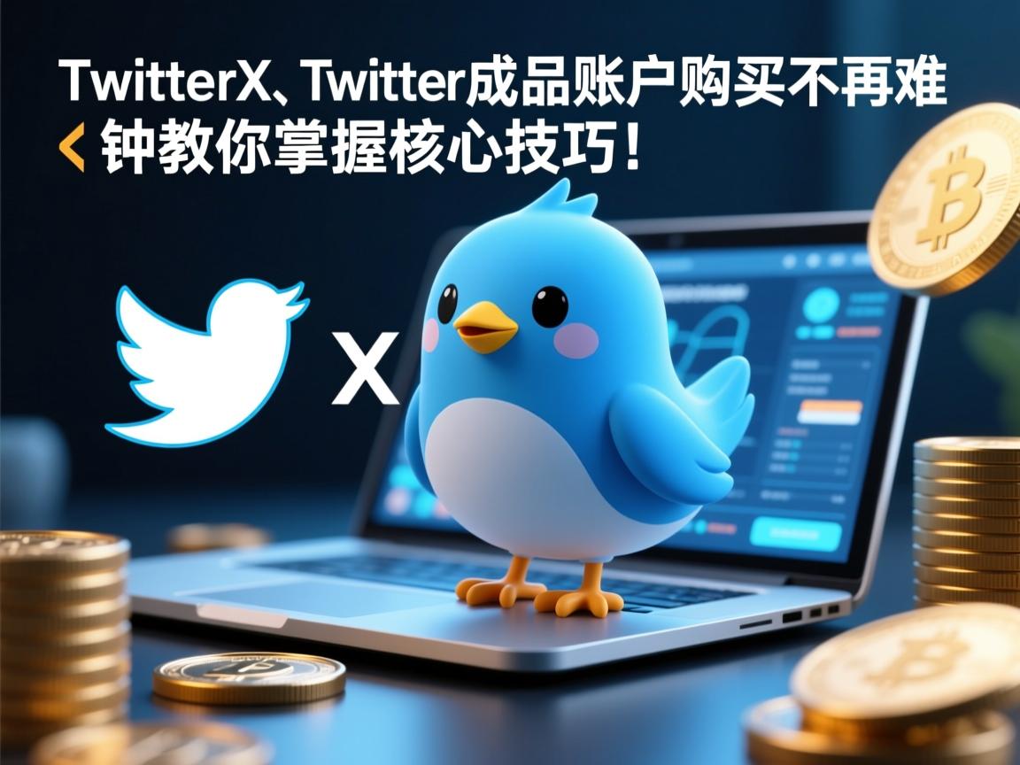 推特、小蓝鸟、X、 Twitter成品账户购买不再难，钟教你掌握核心技巧！