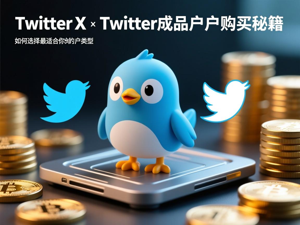 推特、小蓝鸟、X、 Twitter成品账户购买秘籍：如何选择最适合你的账户类型