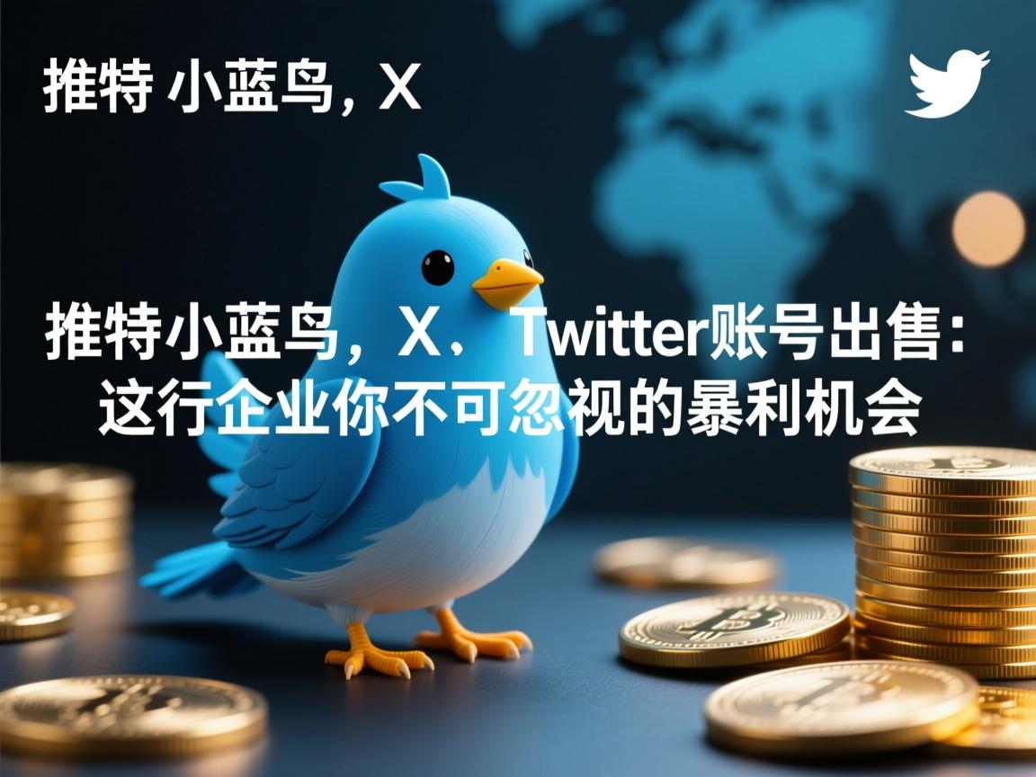 “推特、小蓝鸟、X、 Twitter账号出售：这个行业你不可忽视的暴利机会”
