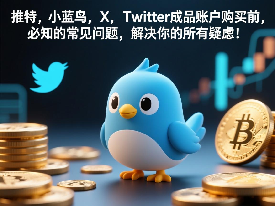 “推特、小蓝鸟、X、 Twitter成品账户购买前必知的常见问题，解决你的所有疑虑！”