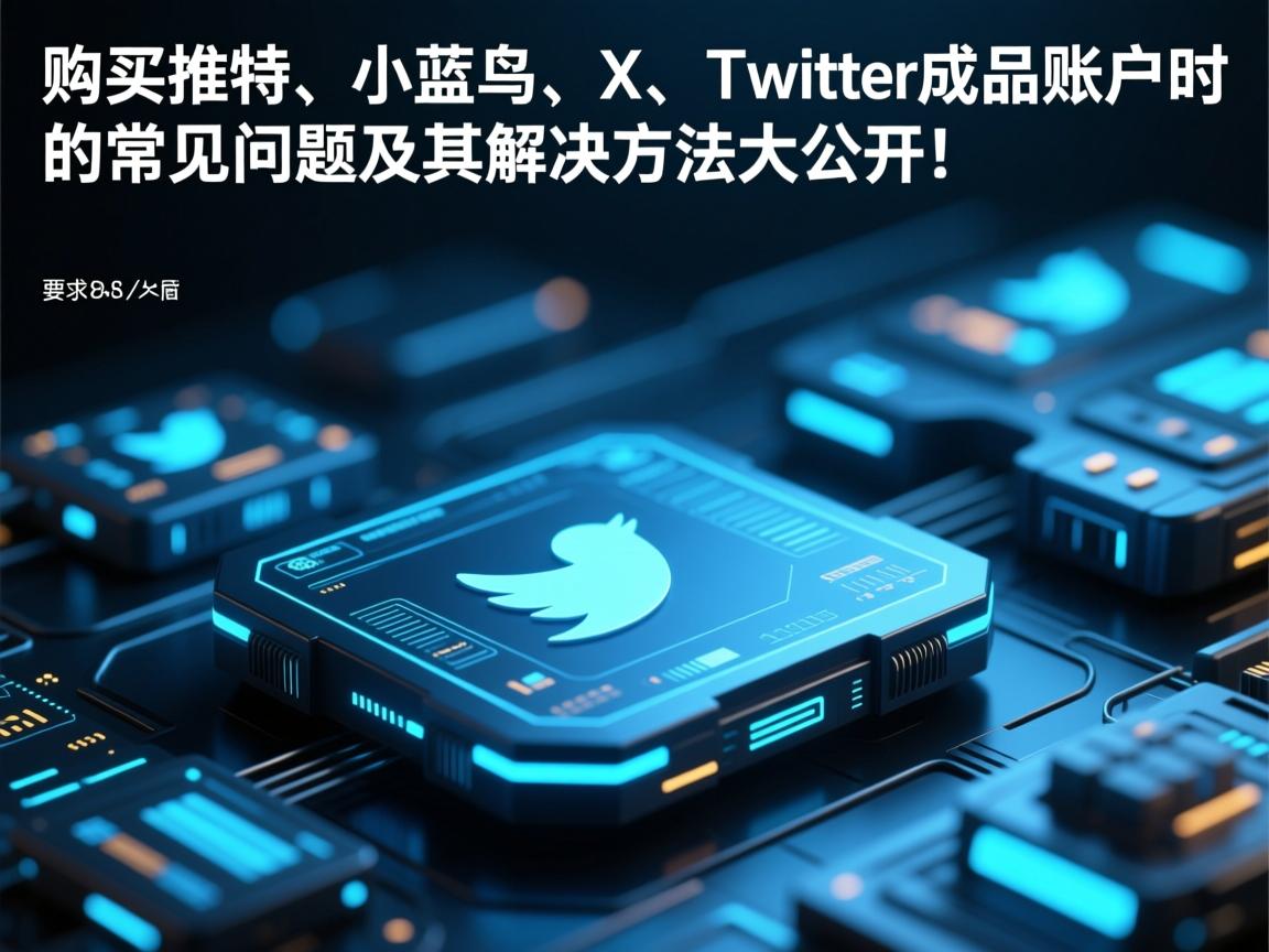 “购买推特、小蓝鸟、X、 Twitter成品账户时的常见问题及其解决方法大公开！”