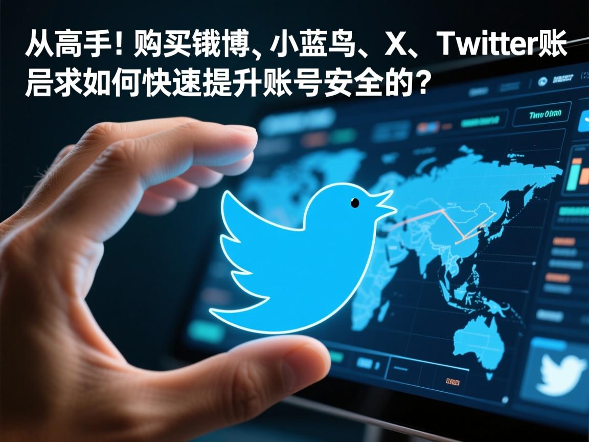 从高手！购买推特、小蓝鸟、X、 Twitter账号后，如何快速提升账号安全性？