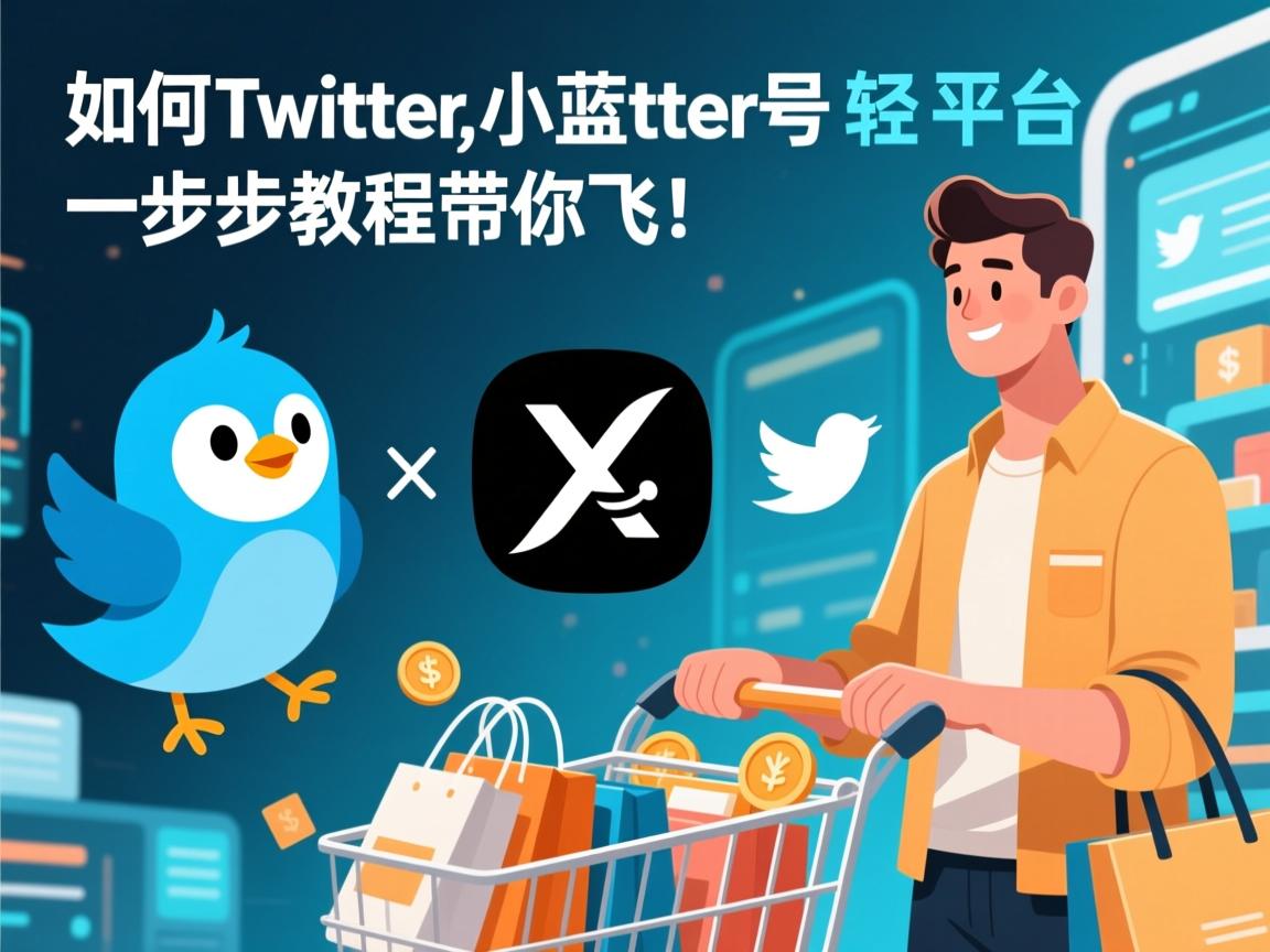如何在推特、小蓝鸟、X、 Twitter号购买平台轻松购物？一步步教程带你飞！