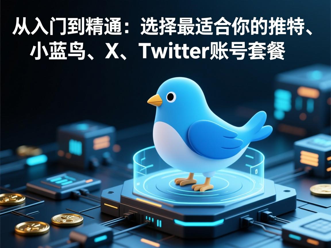“从入门到精通：选择最适合你的推特、小蓝鸟、X、 Twitter账号套餐”