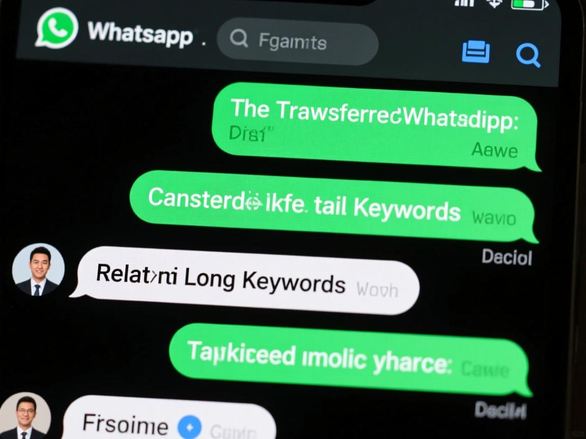 whatsapp信息上显示已转发的相关长尾关键词有哪些