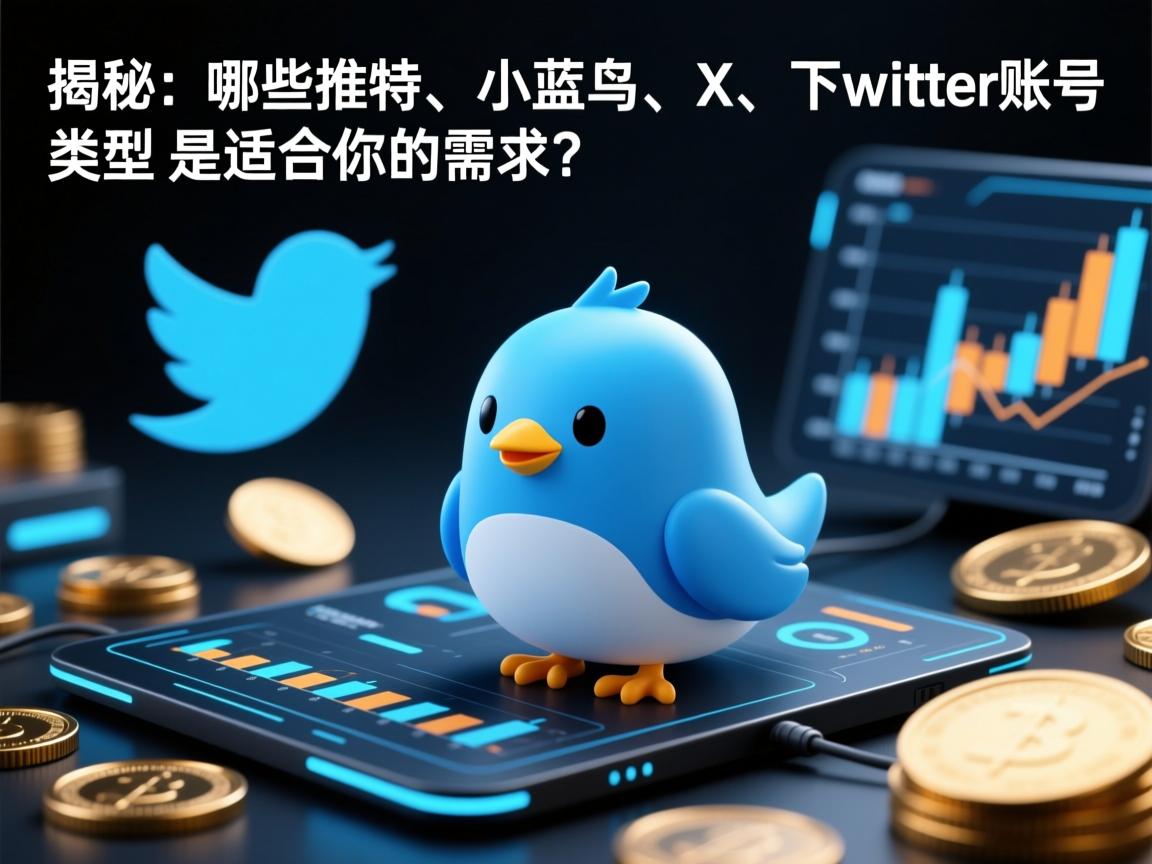 “揭秘：哪些推特、小蓝鸟、X、 Twitter账号类型最适合你的需求？”