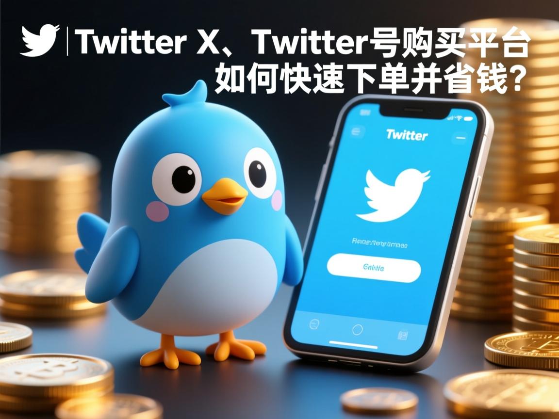 掌握推特、小蓝鸟、X、 Twitter号购买平台：如何快速下单并省钱？