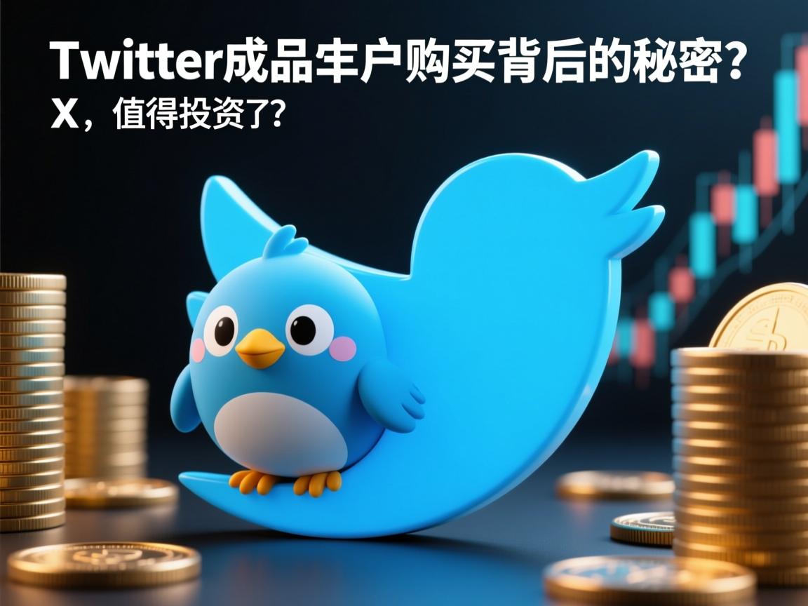 推特、小蓝鸟、X、 Twitter成品账户购买背后的秘密：值得投资吗？