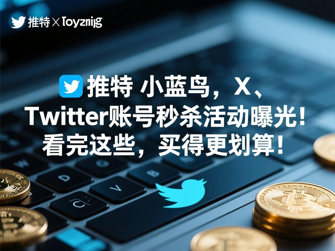 “推特、小蓝鸟、X、 Twitter账号秒杀活动曝光！看完这些，买得更划算！”