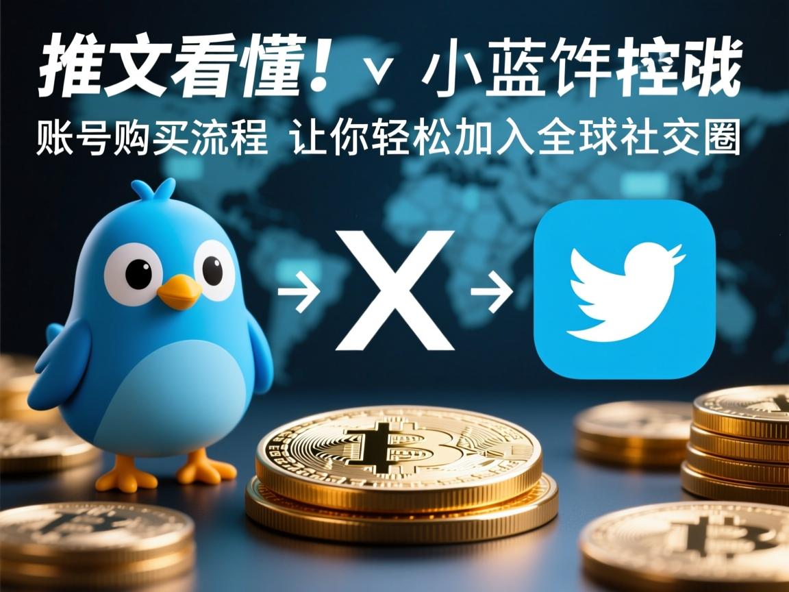 一文看懂！推特、小蓝鸟、X、 Twitter账号购买流程，让你轻松加入全球社交圈