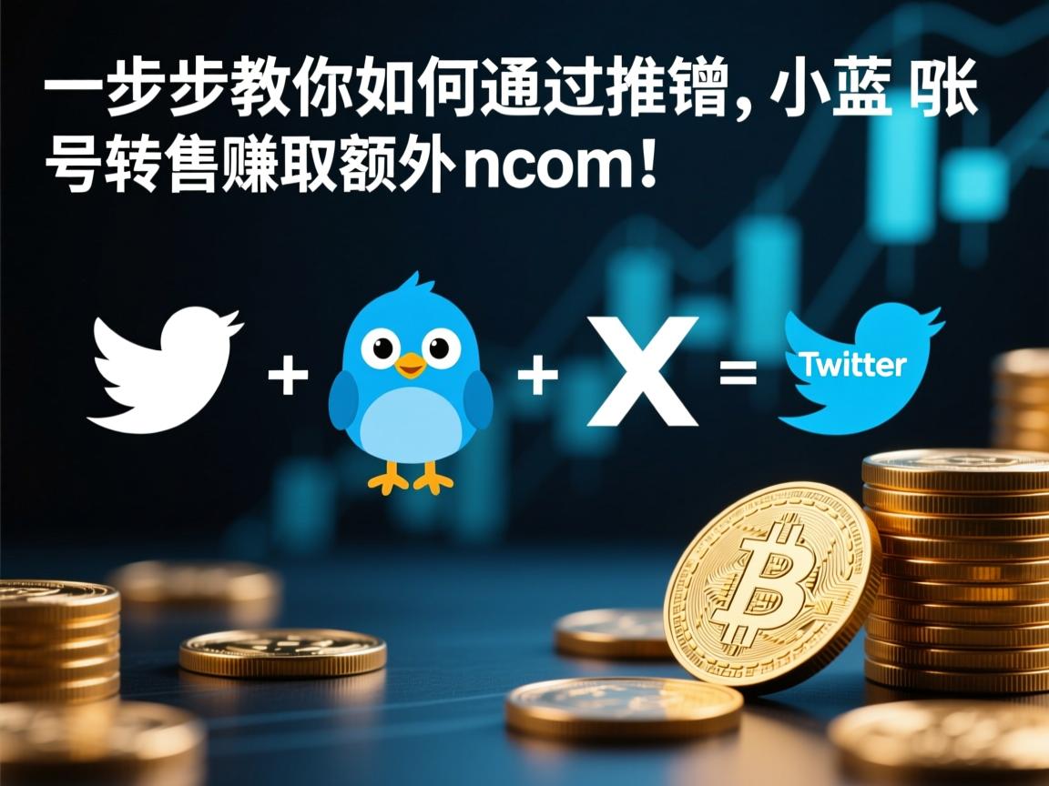 一步步教你如何通过推特、小蓝鸟、X、 Twitter账号转售赚取额外收入！