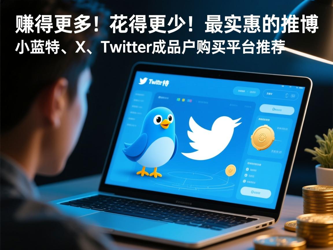 赚得更多，花得更少！最实惠的推特、小蓝鸟、X、 Twitter成品账户购买平台推荐
