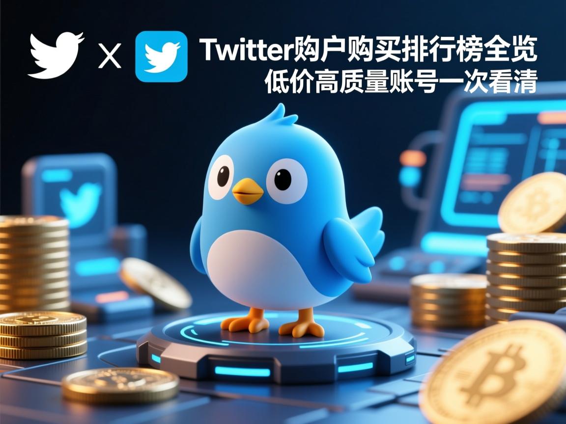推特、小蓝鸟、X、 Twitter账户购买排行榜全览：低价高质量账号一次看清