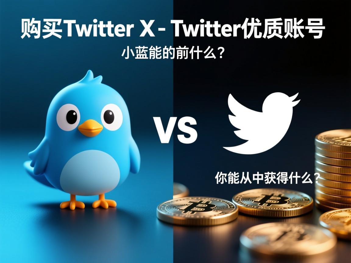 购买推特、小蓝鸟、X、 Twitter优质账号的前后对比：你能从中获得什么？