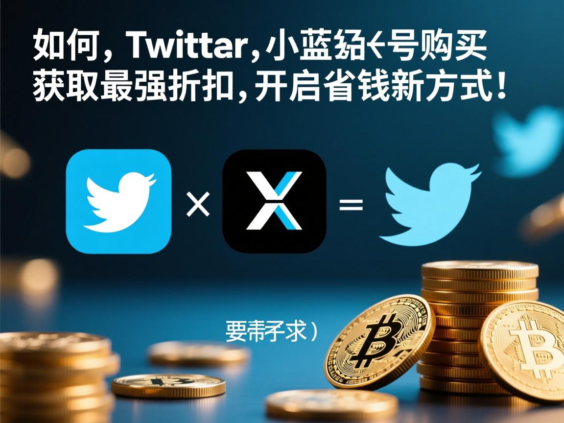 如何在推特、小蓝鸟、X、 Twitter账号购买中获取最强折扣，开启省钱新方式！