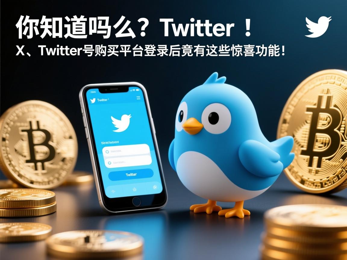 你知道吗？推特、小蓝鸟、X、 Twitter号购买平台登录后竟有这些惊喜功能！