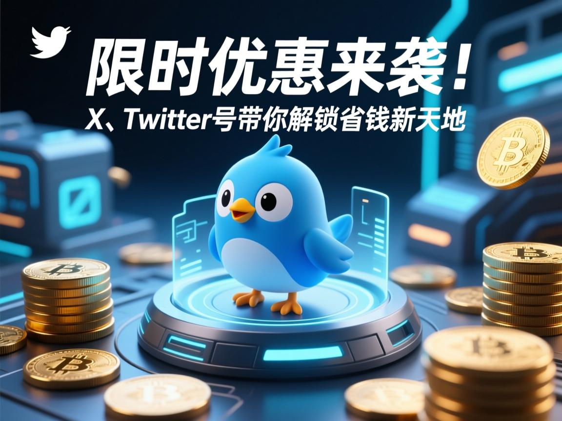限时优惠来袭！推特、小蓝鸟、X、 Twitter号带你解锁省钱新天地
