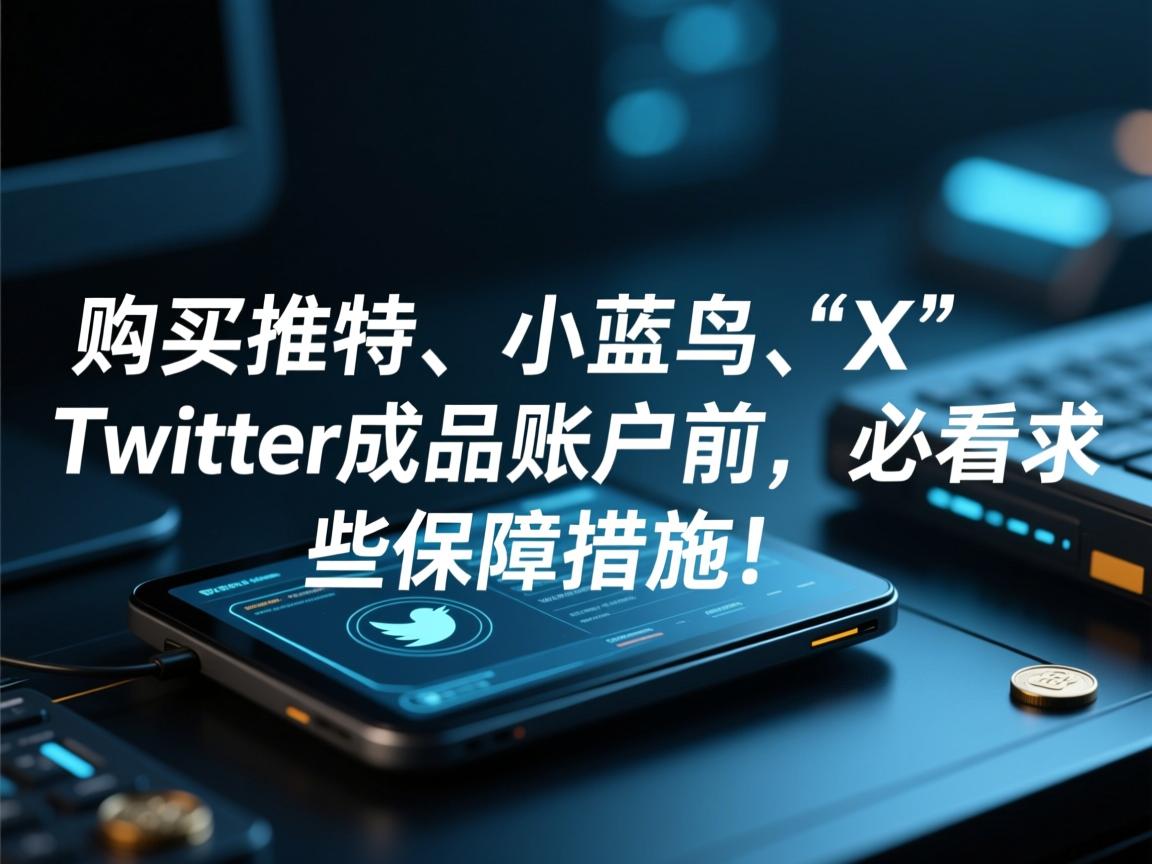 “购买推特、小蓝鸟、X、 Twitter成品账户前，必看这些保障措施！”