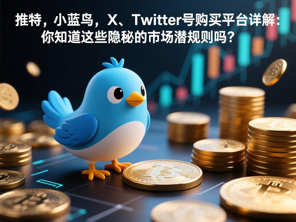 “推特、小蓝鸟、X、 Twitter号购买平台详解：你知道这些隐秘的市场潜规则吗？”