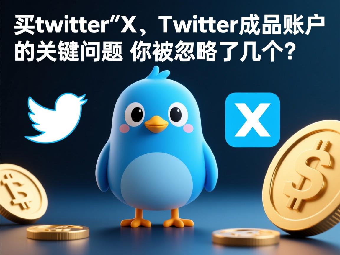 买推特、小蓝鸟、X、 Twitter成品账户时的关键问题，你被忽略了几个？