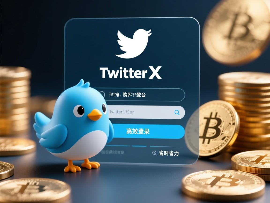 推特、小蓝鸟、X、 Twitter号购买平台登录技巧：高效登录，省时省力