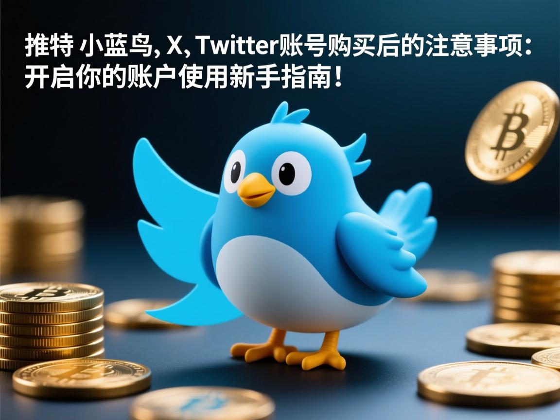 “推特、小蓝鸟、X、 Twitter账号购买后的注意事项：开启你的账户使用新手指南！”