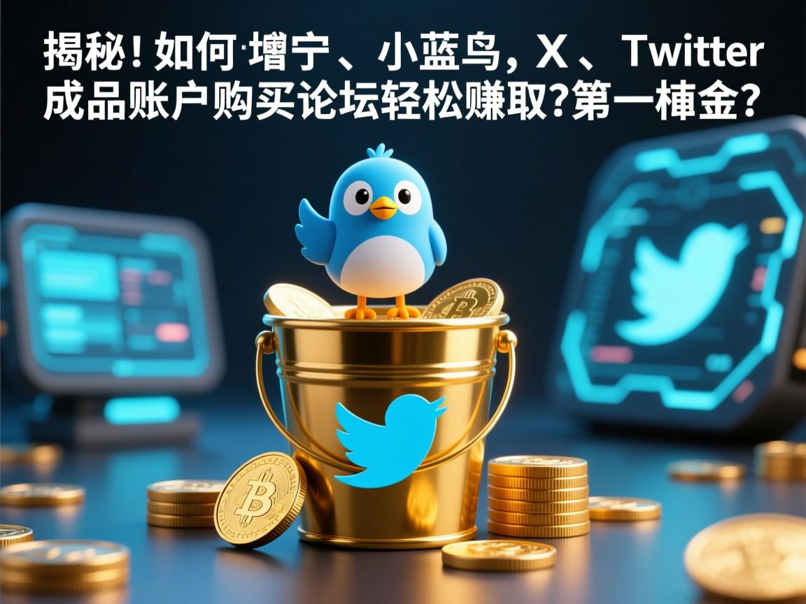 揭秘！如何通过推特、小蓝鸟、X、 Twitter成品账户购买论坛轻松赚取第一桶金？