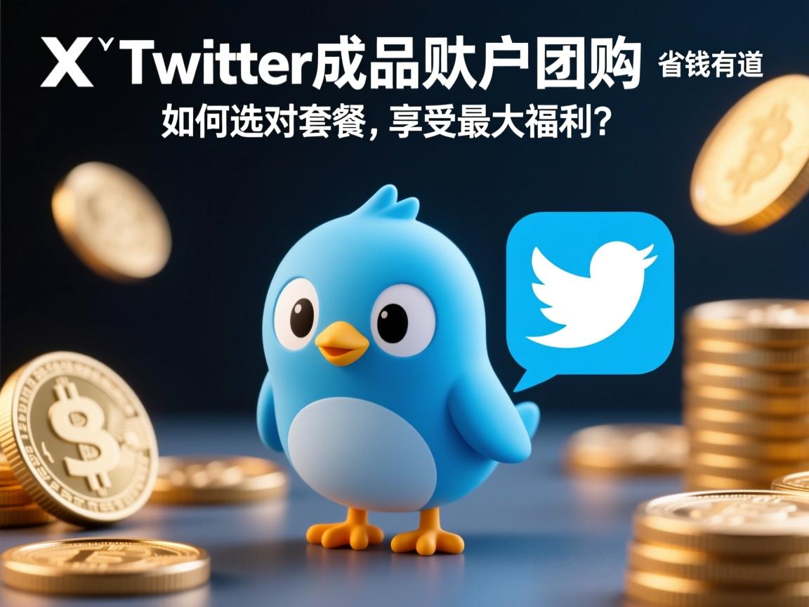 推特、小蓝鸟、X、 Twitter成品账户团购，省钱有道：如何选对套餐，享受最大福利？