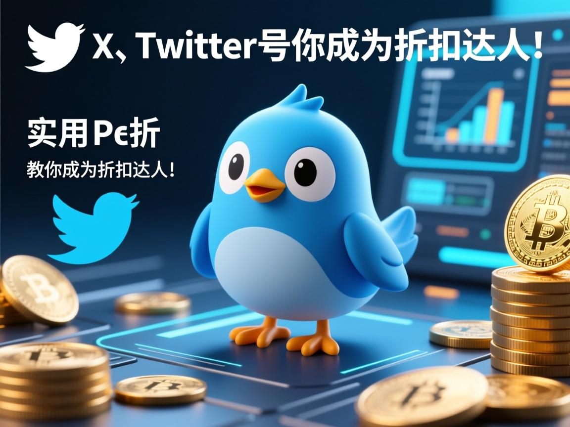 超实用推特、小蓝鸟、X、 Twitter号折扣策略：教你成为折扣达人！