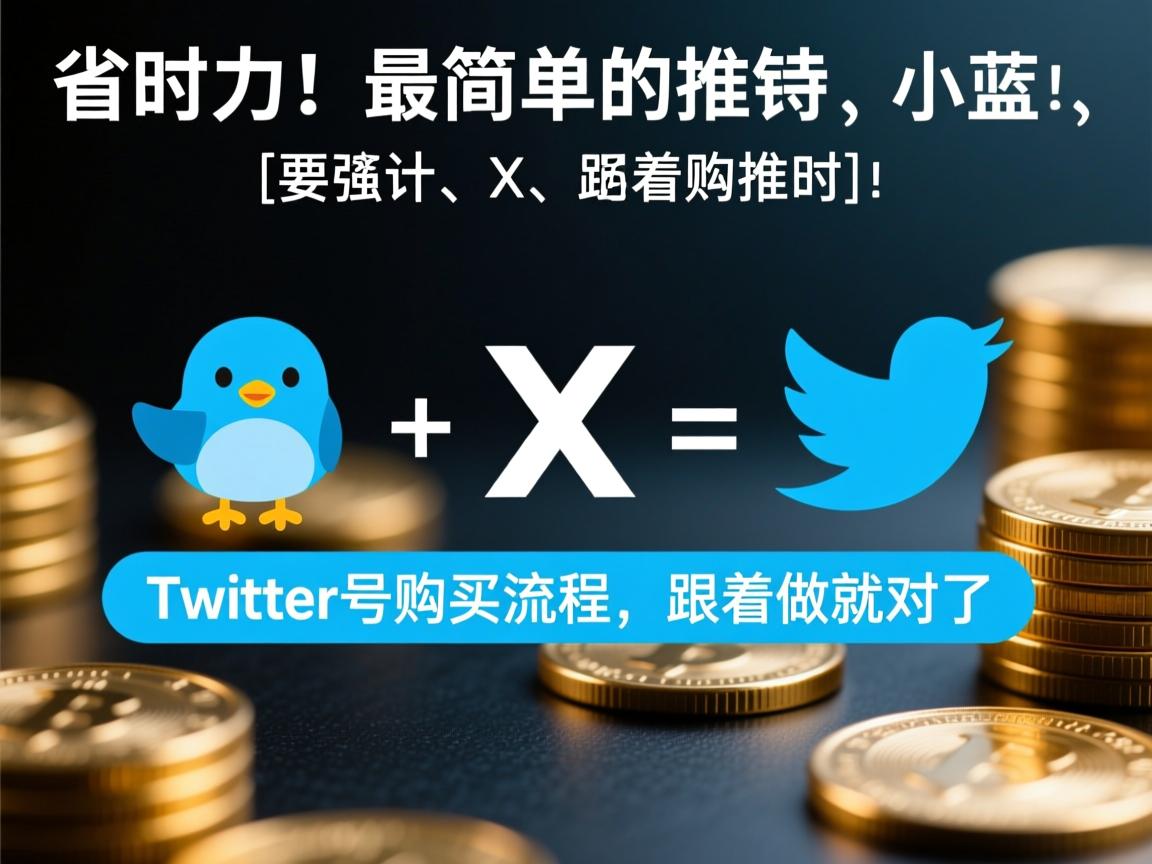 省时省力！最简单的推特、小蓝鸟、X、 Twitter号购买流程，跟着做就对了