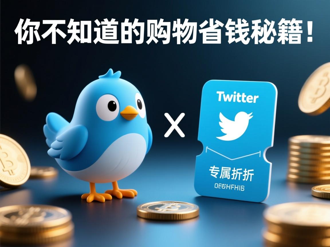 推特、小蓝鸟、X、 Twitter账号专属折扣：你不知道的购物省钱秘籍！