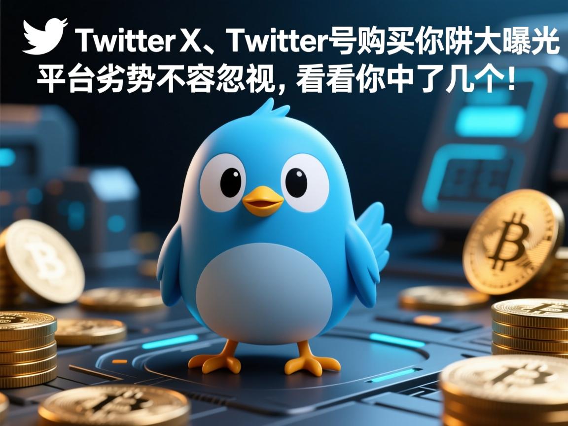 推特、小蓝鸟、X、 Twitter号购买陷阱大曝光：平台劣势不容忽视，看看你中了几个！