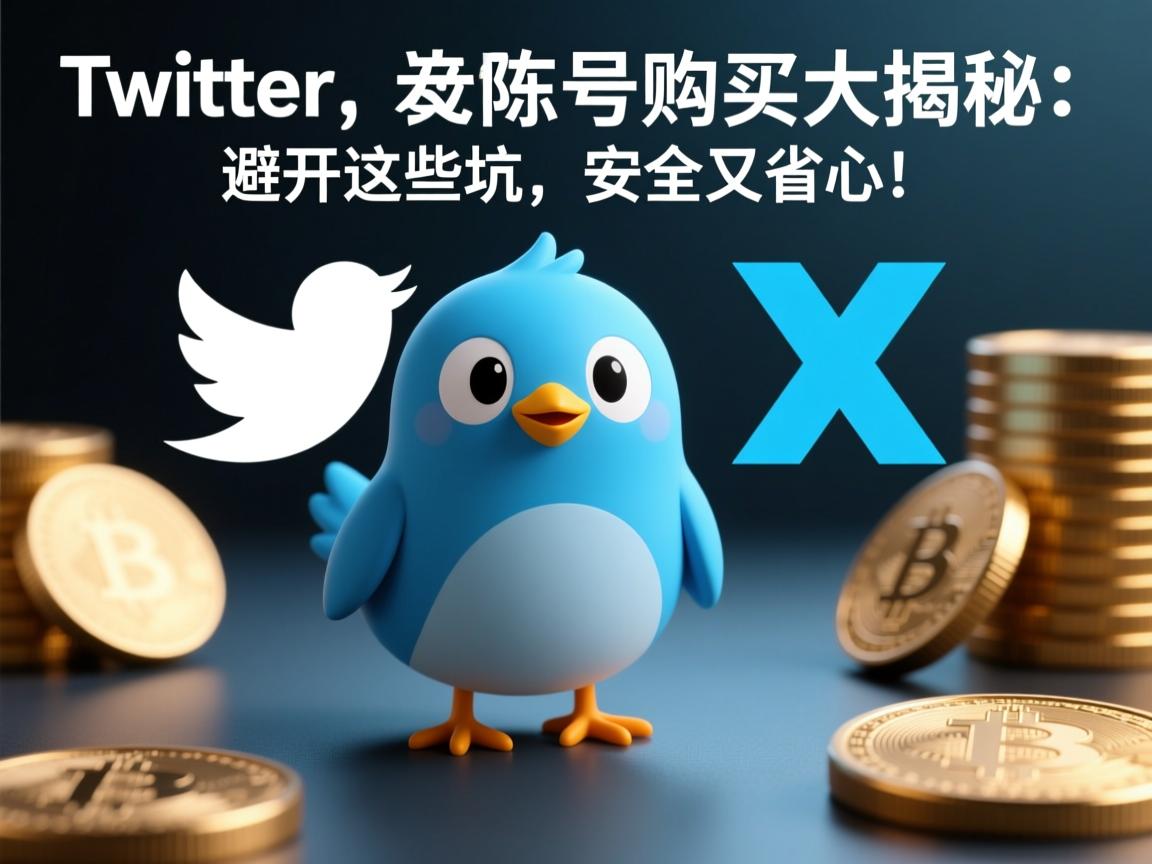 推特、小蓝鸟、X、 Twitter账号购买大揭秘：避开这些坑，安全又省心！