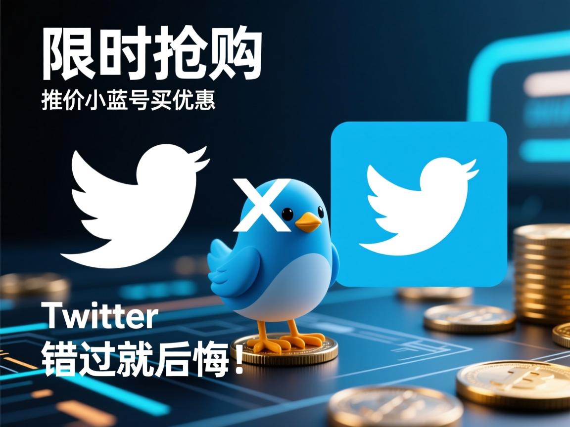 限时抢购：推特、小蓝鸟、X、 Twitter账号购买优惠，错过就后悔！