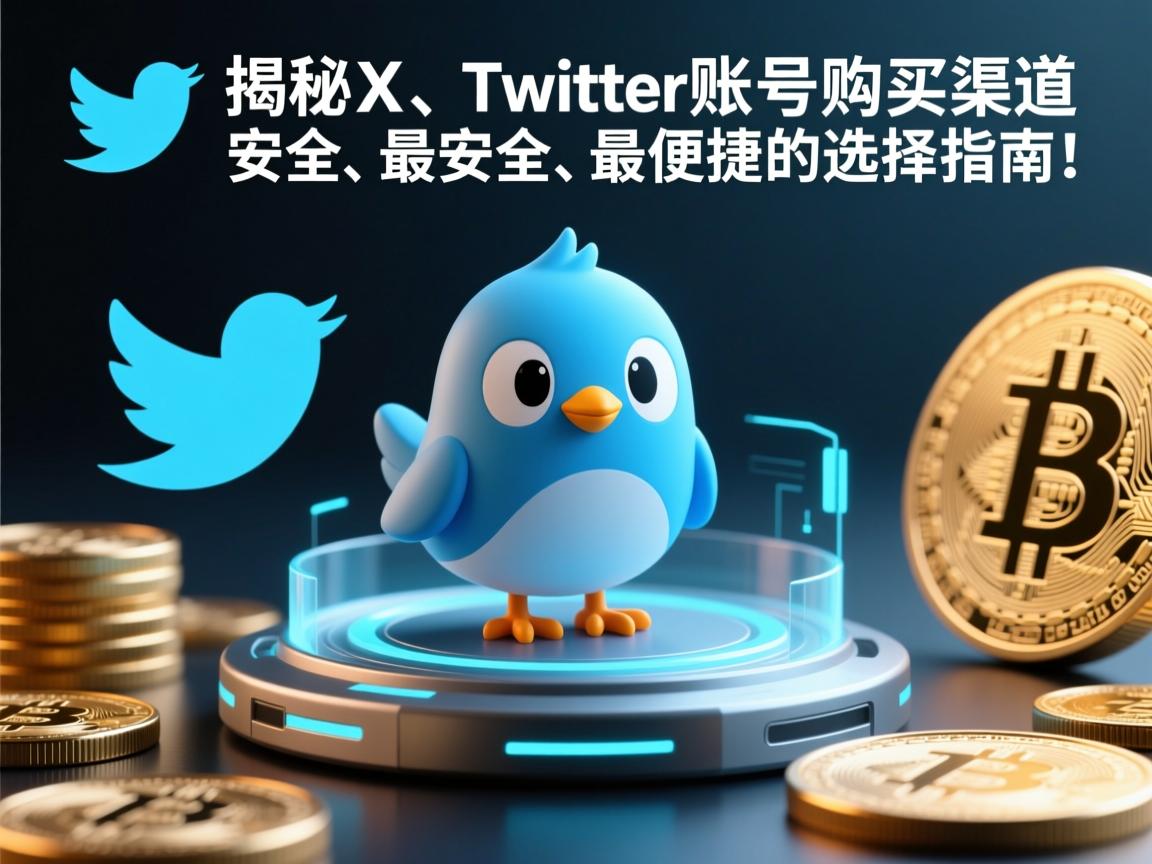 揭秘推特、小蓝鸟、X、 Twitter账号购买渠道：最安全、最便捷的选择指南！