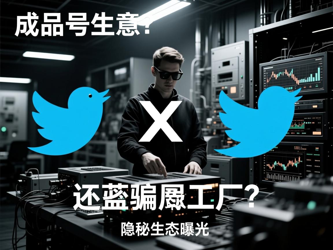 成品号生意，还是骗局工厂？推特、小蓝鸟、X、 Twitter黑灰产的隐秘生态曝光