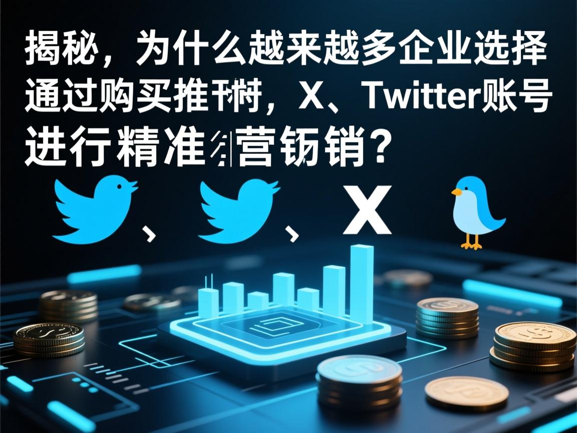 揭秘：为什么越来越多企业选择通过购买推特、小蓝鸟、X、 Twitter账号进行精准营销？
