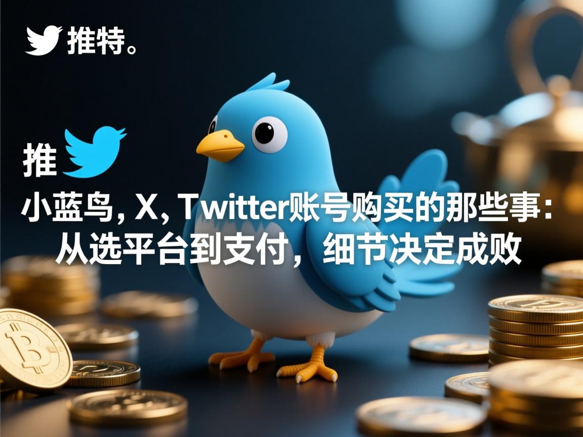 “推特、小蓝鸟、X、 Twitter账号购买的那些事：从选平台到支付，细节决定成败”