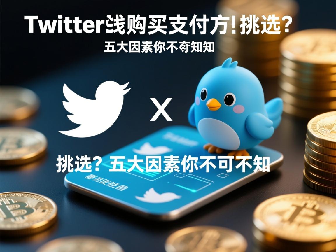 推特、小蓝鸟、X、 Twitter账号购买支付方式如何挑选？五大因素你不可不知