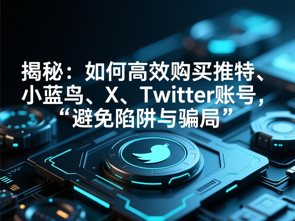 “揭秘：如何高效购买推特、小蓝鸟、X、 Twitter账号，避免陷阱与骗局”