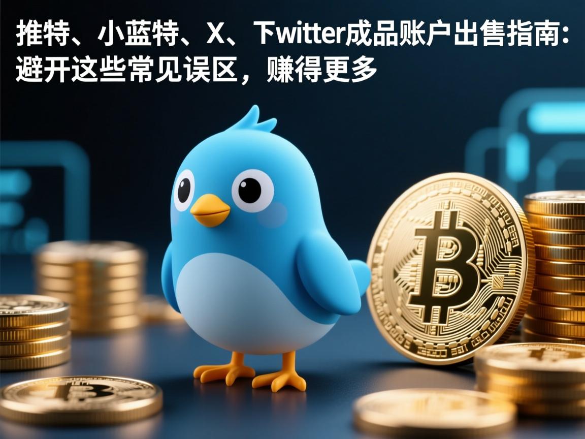《推特、小蓝鸟、X、 Twitter成品账户出售指南：避开这些常见误区，赚得更多》