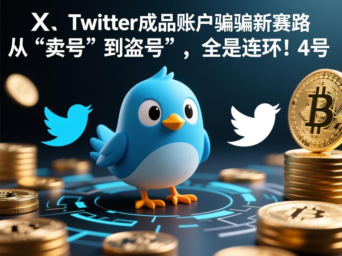 推特、小蓝鸟、X、 Twitter成品账户骗局新套路：从“卖号”到“盗号”，全是连环局