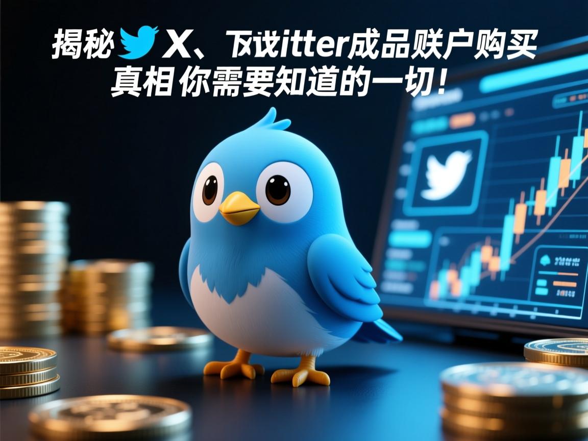 揭秘推特、小蓝鸟、X、 Twitter成品账户购买的真相：你需要知道的一切！