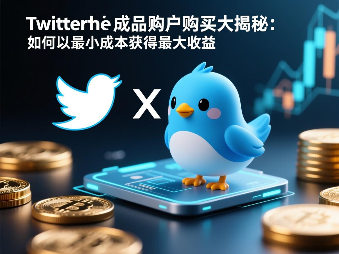 推特、小蓝鸟、X、 Twitter成品账户购买大揭秘：如何以最小成本获得最大收益