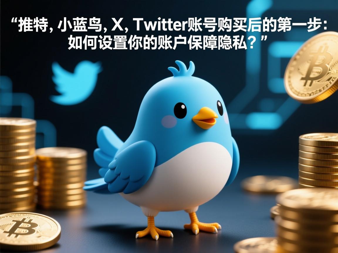 “推特、小蓝鸟、X、 Twitter账号购买后的第一步：如何设置你的账户保障隐私？”