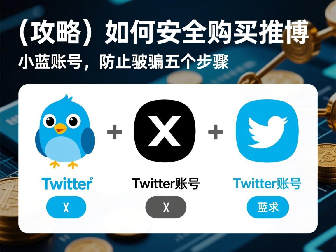 【攻略】如何安全购买推特、小蓝鸟、X、 Twitter账号，防止被骗的五个步骤