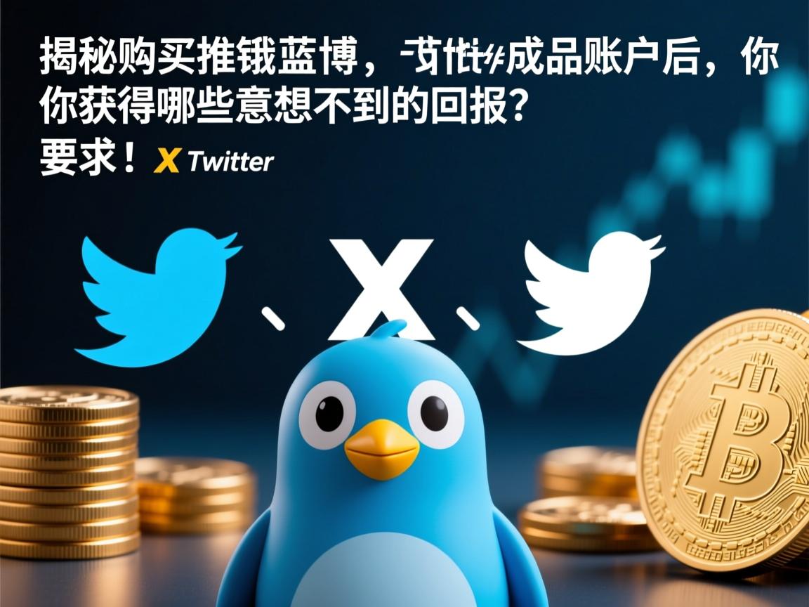 揭秘：购买推特、小蓝鸟、X、 Twitter成品账户后，你能获得哪些意想不到的回报？