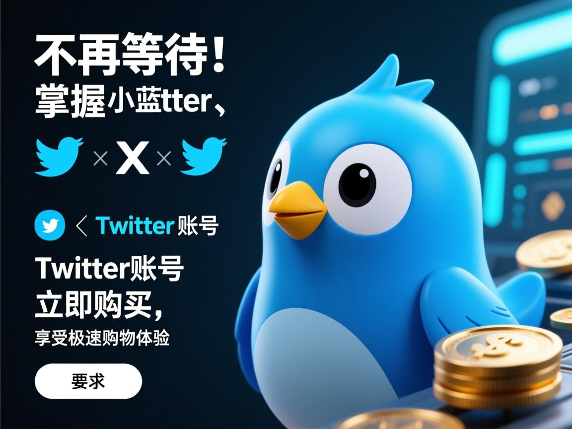 不再等待！掌握推特、小蓝鸟、X、 Twitter账号立即购买，享受极速购物体验