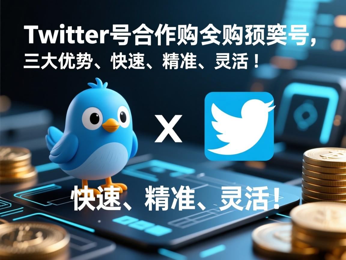 推特、小蓝鸟、X、 Twitter号合作购买的三大优势：快速、精准、灵活！